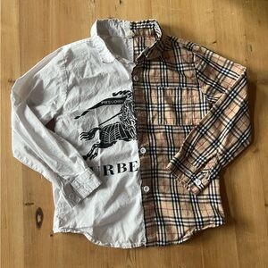 Burberry Button Up 4T kids.